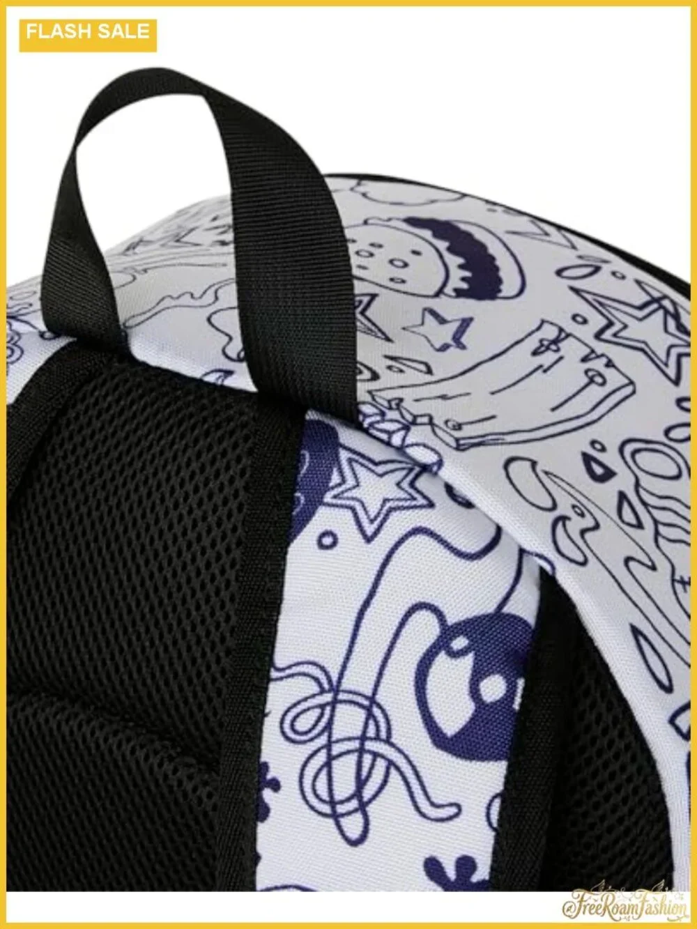 SpongeBob Large Water-Resistant Laptop Backpack with Padded Straps
